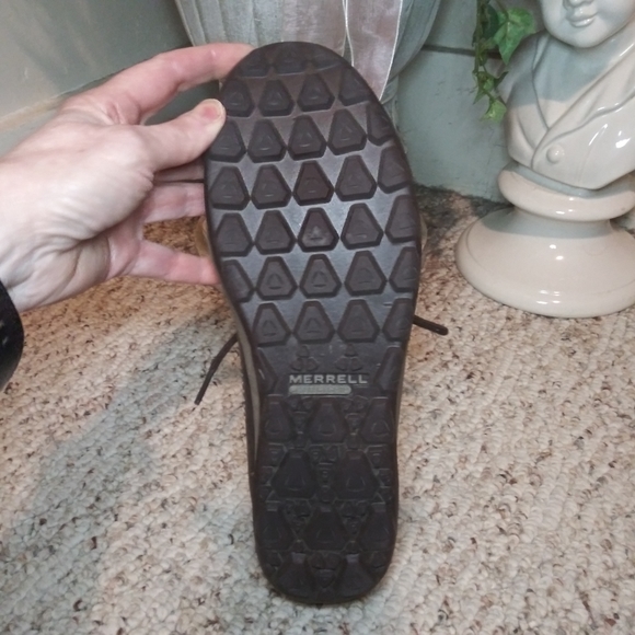 Merrell Ashland Tie Ladies Lace-Up Casual Shoe Style J42514 Color Is Coffee - Picture 10 of 13